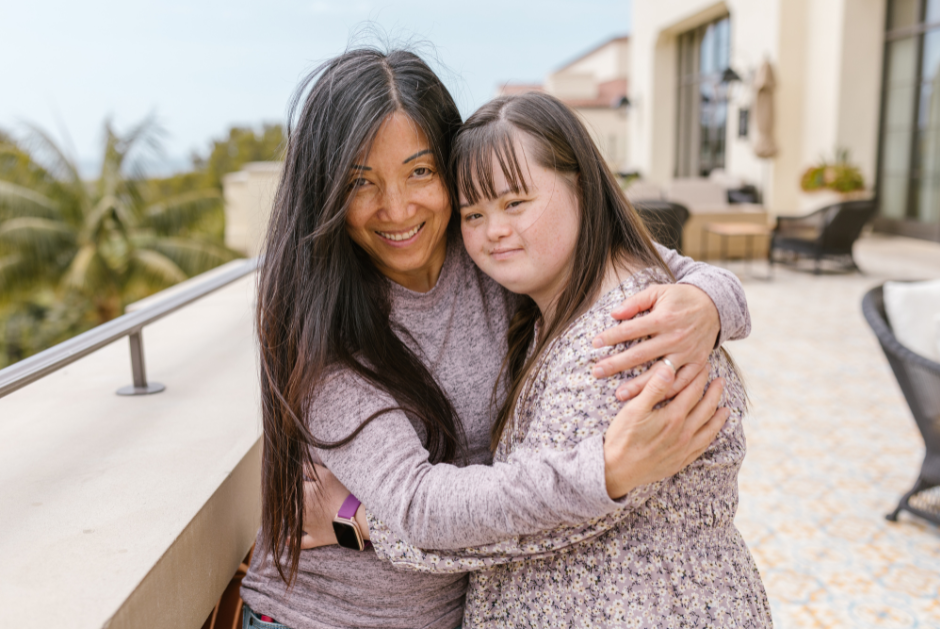Support worker and her participant sharing a hug Social Support MasRic Health Registered NDIS Service Provider in Geelong and Surf Coast